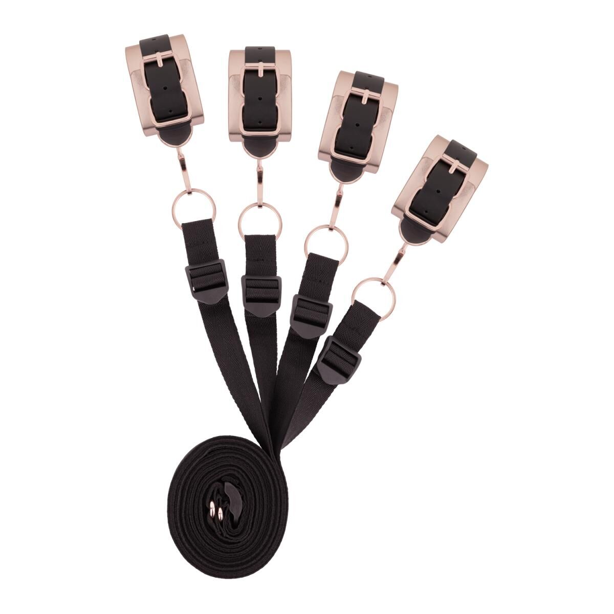 Фіксатор рук і ніг для ліжка Rosy Gold Under-Mattress Restraint Set
