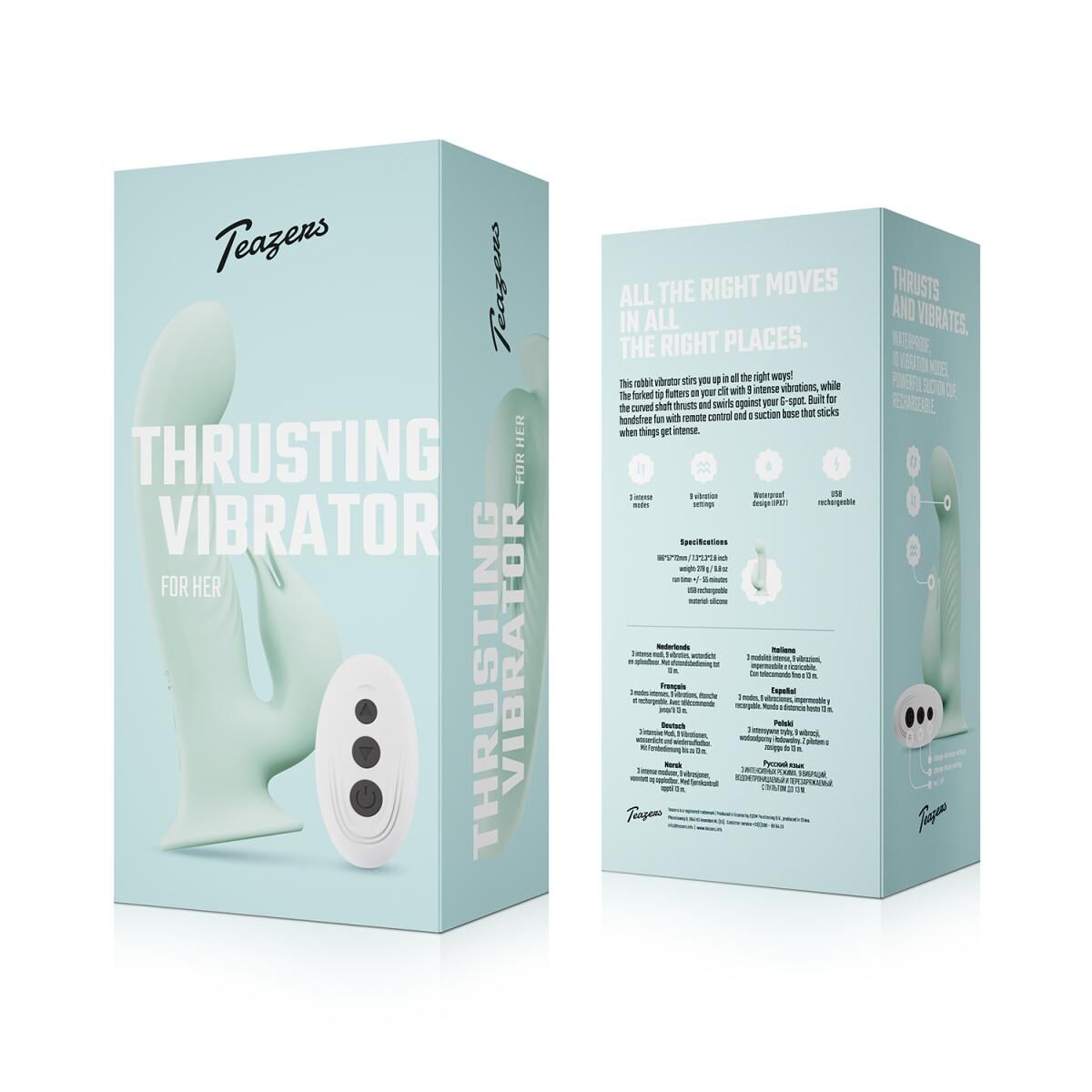 Вібратор-кролик Teazers Thrusting Vibrator