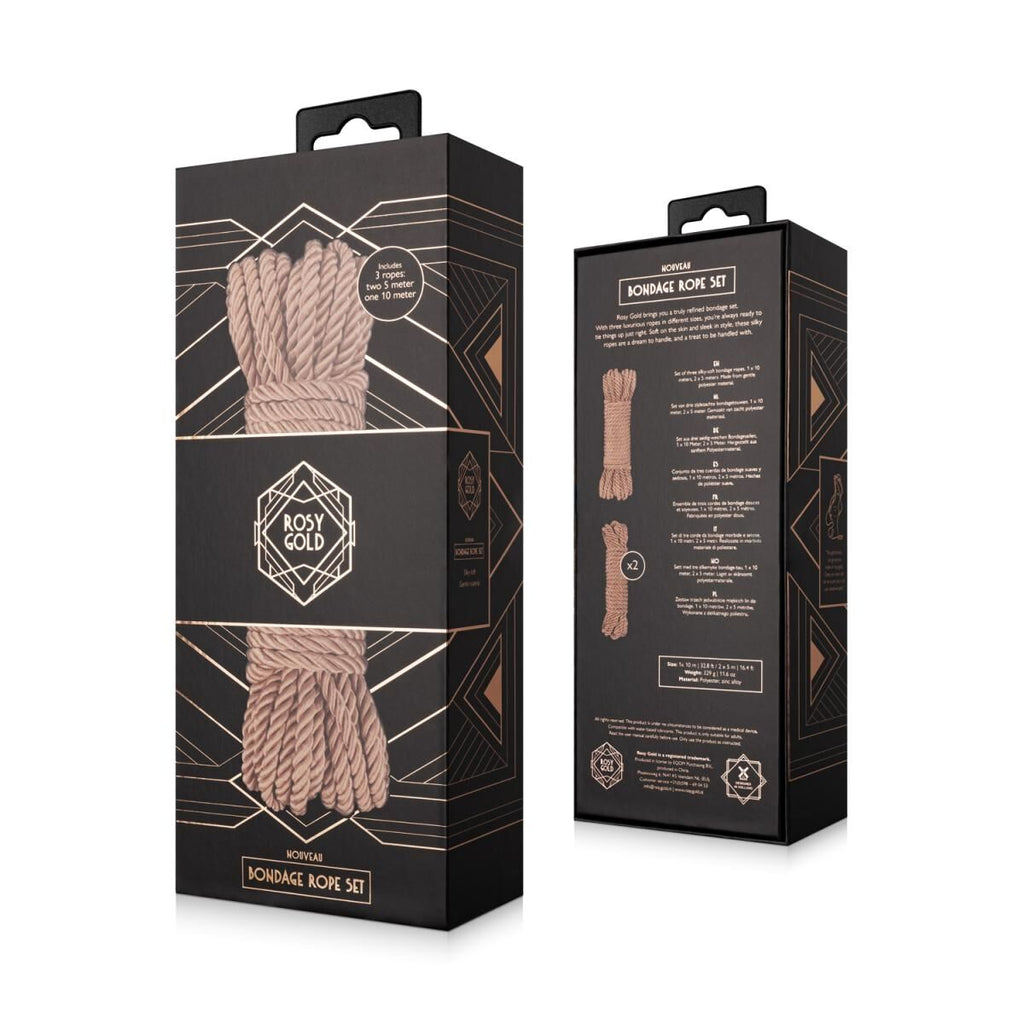 Набір мотузок для Шибарі Rosy Gold Bondage Rope Set