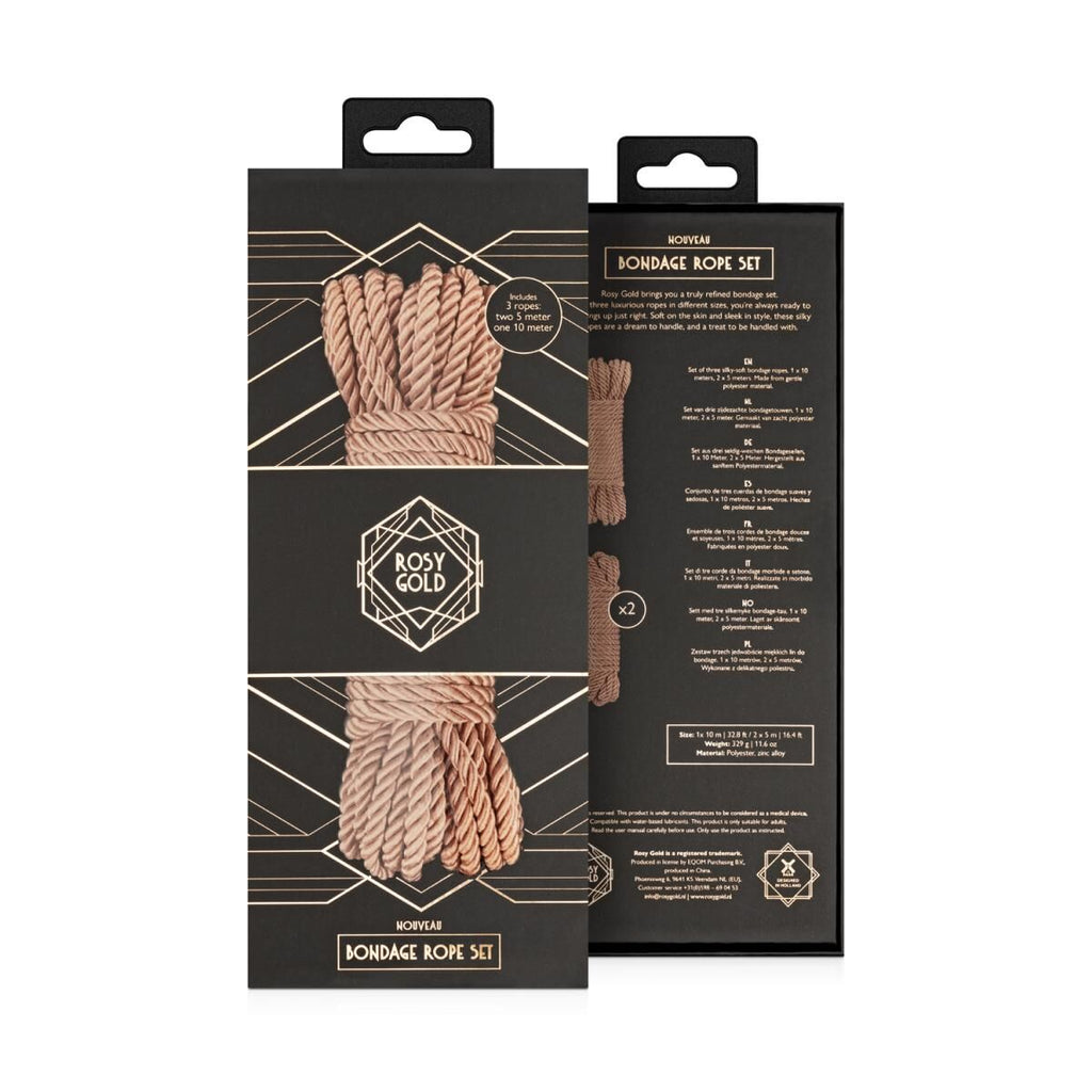 Набір мотузок для Шибарі Rosy Gold Bondage Rope Set