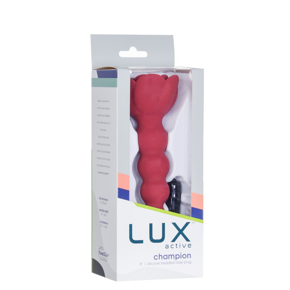 Анальний ланцюжок Lux Active с розой
