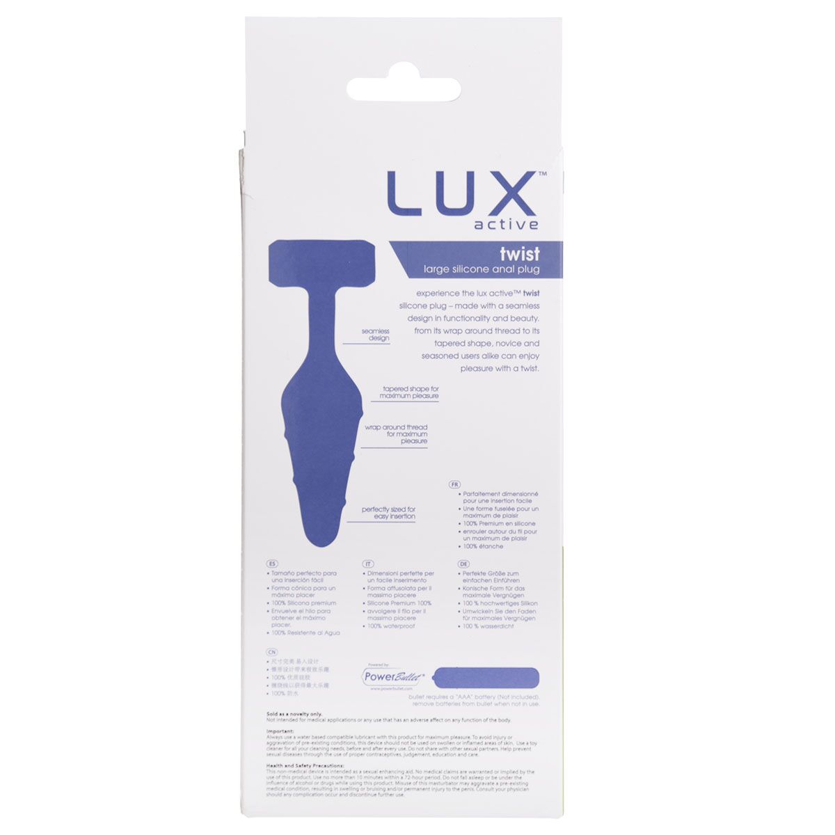 Анальна пробка Lux Active Twist Plug