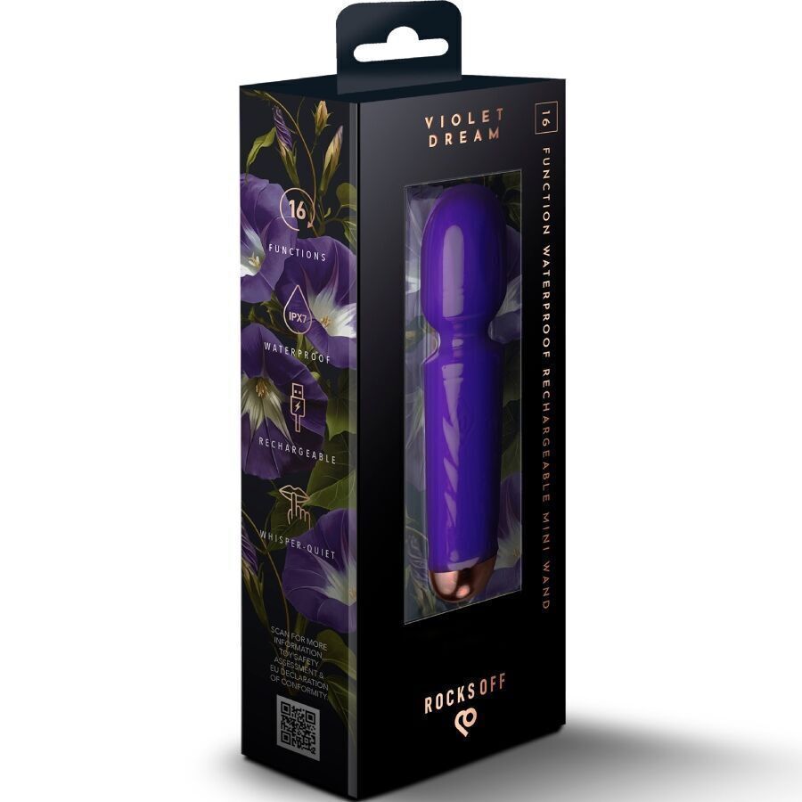 Вібромасажер Rocks Off Mini Wand Violet Dream
