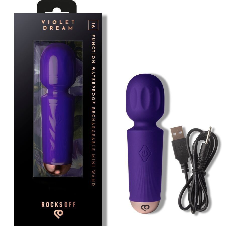 Вібромасажер Rocks Off Mini Wand Violet Dream