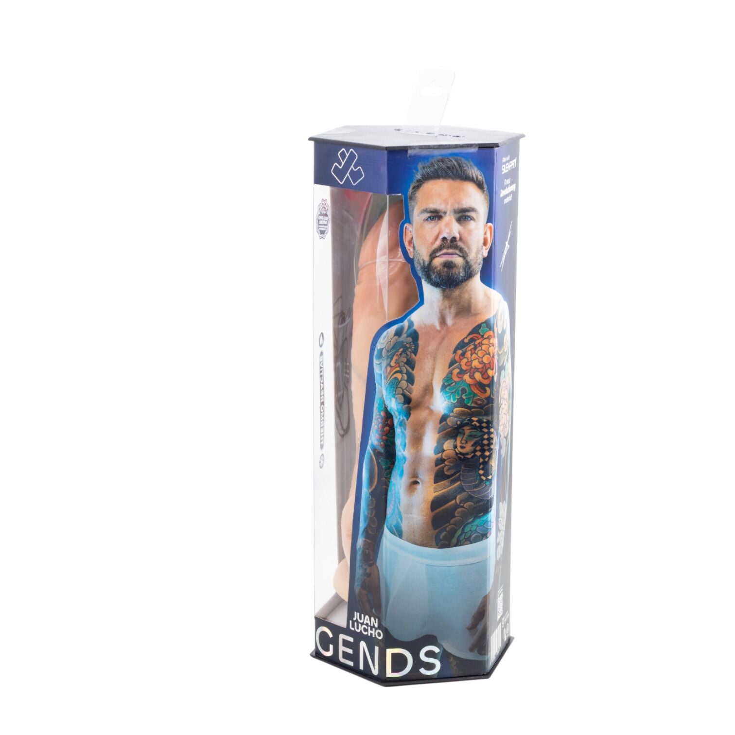 Фалоімітатор SilexD Legends - Juan Lucho Dildo 9 двошаровий