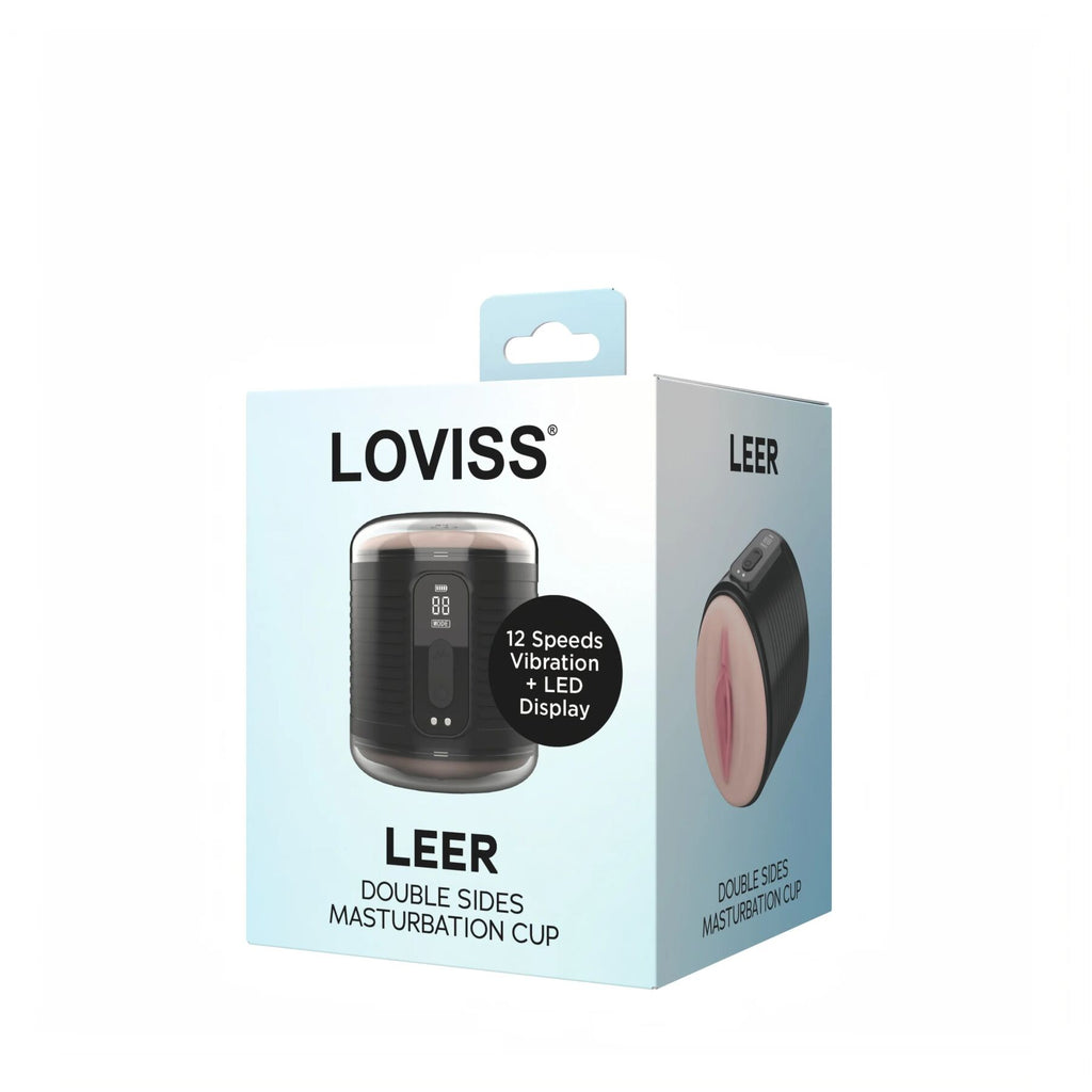 Мастурбатор Loviss Leer Double Sides Masturbation