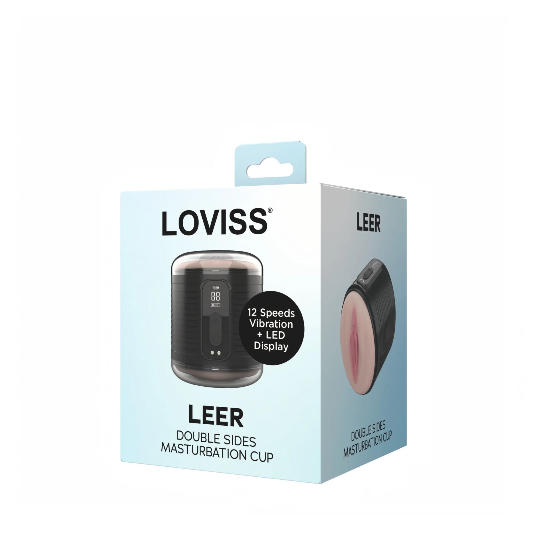 Мастурбатор Loviss Leer Double Sides Masturbation