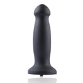 Силіконовий фалоімітатор для секс-машин Hismith 7.2 Black Silicone Anal Dildo