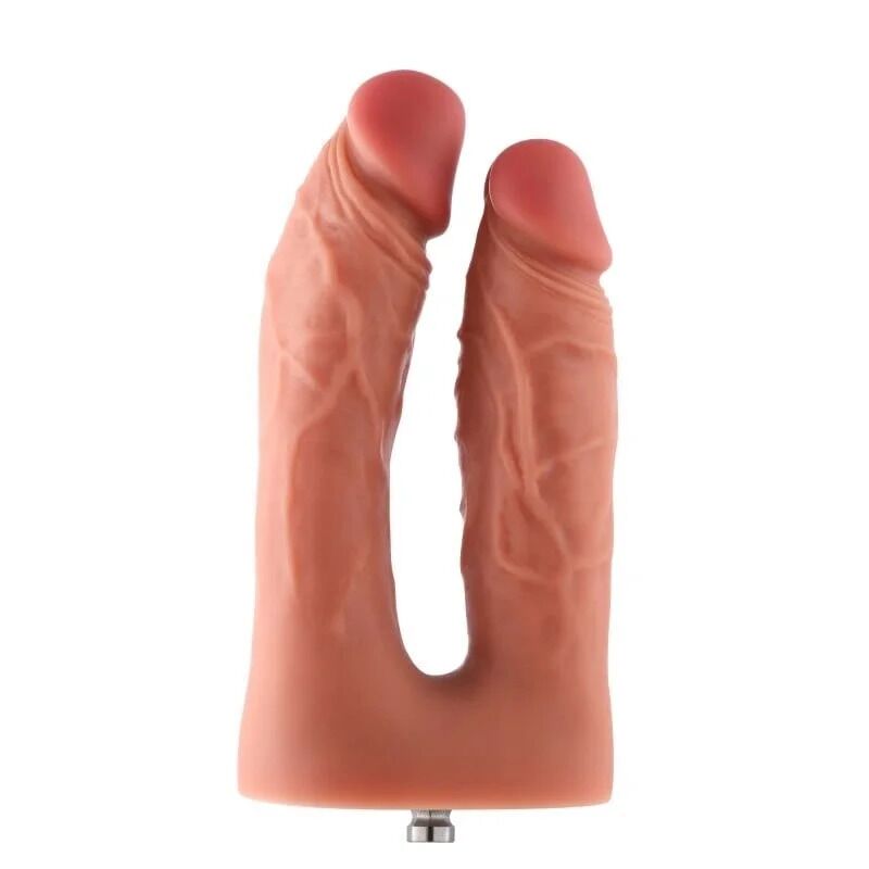 Подвійний фалоімітатор для секс-машин Hismith Silicone Double Penetrator Dildo