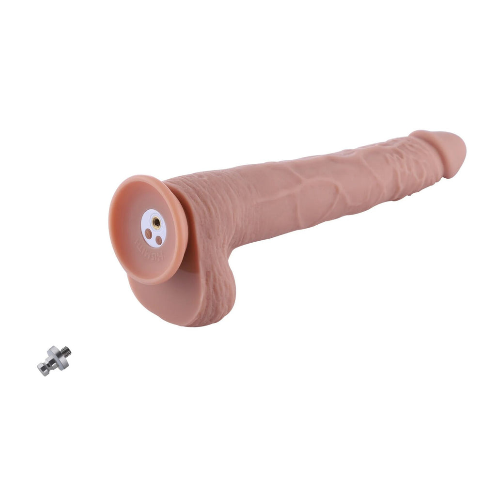 Фалоімітатор 11.8″ з вібрацією для секс-машин Hismith Silicone Dildo with Vibe
