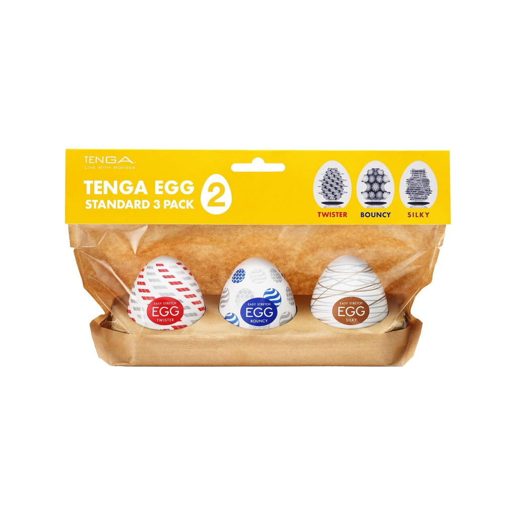 Набір мастурбаторів-яєць Tenga Egg Standard 3 Pack 2 Twister