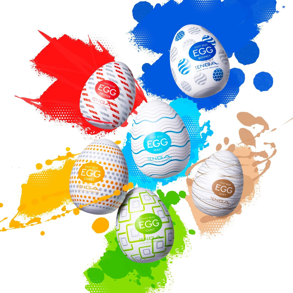 Набір мастурбаторів-яєць Tenga Egg Standard 3 Pack 2 Twister