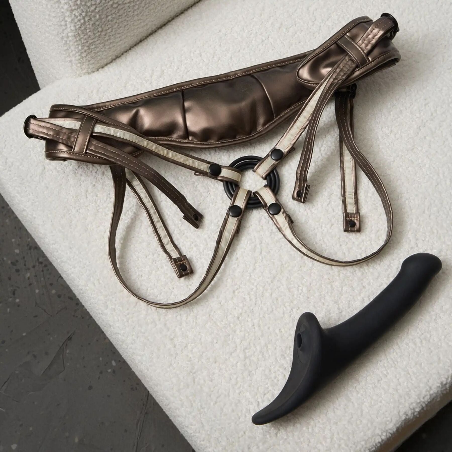 Трусики для страпона Strap-On-Me Leatherette Harness