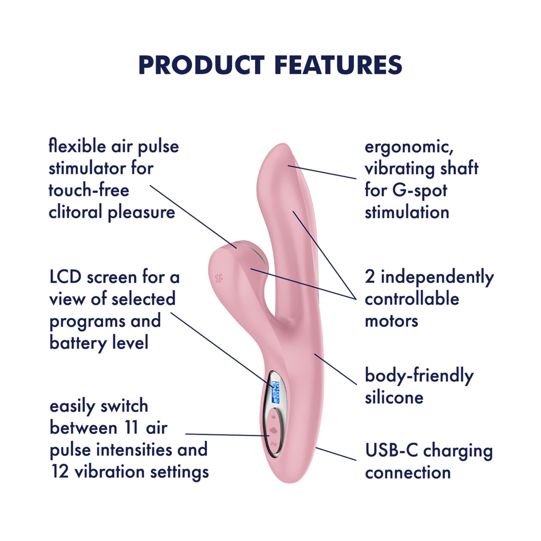 Вакуумний вібратор-кролик Satisfyer Pro+ G-Spot Generation 2