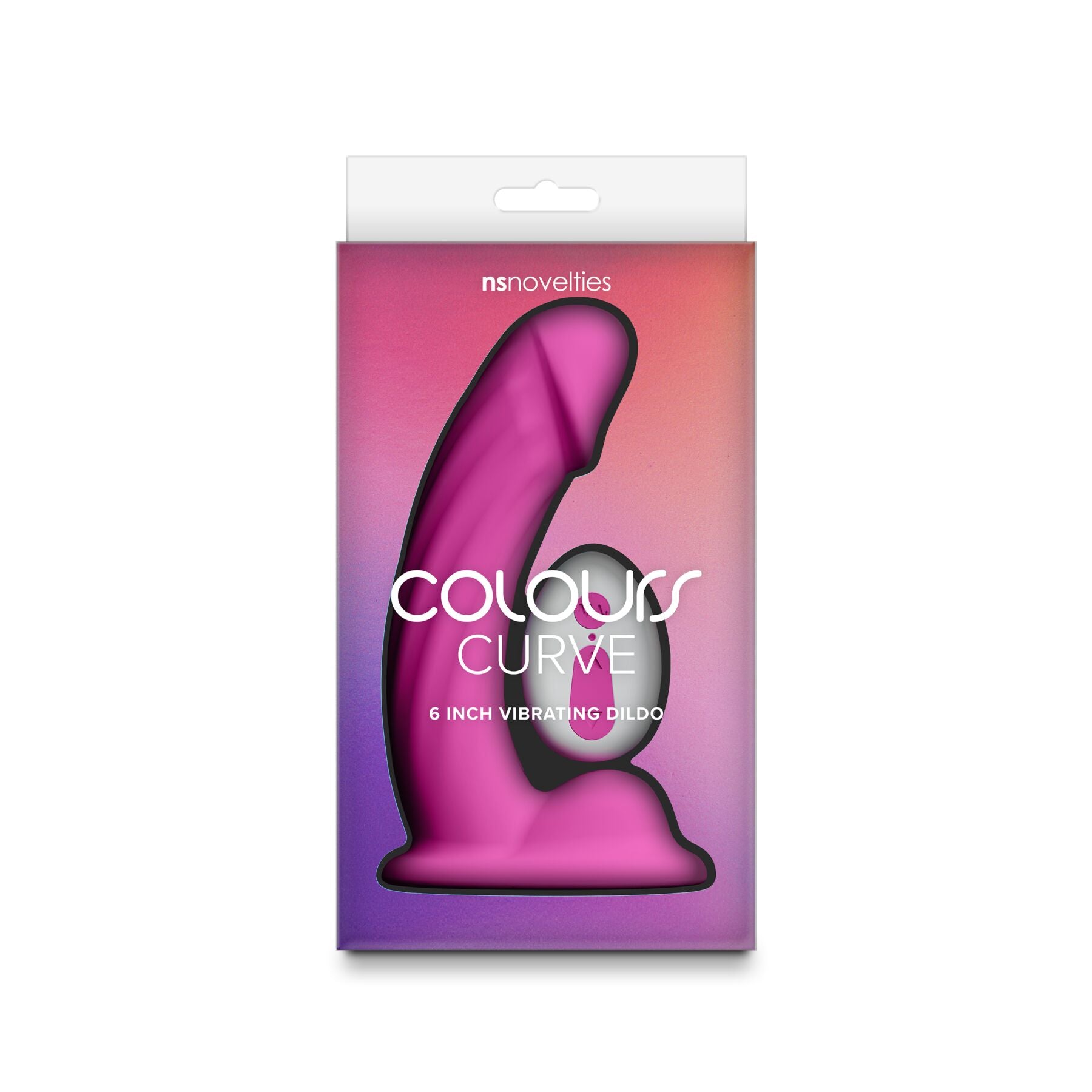Ділдо з вібрацією NS Novelties Colours - Curve - Vibrating - 6 Dildo