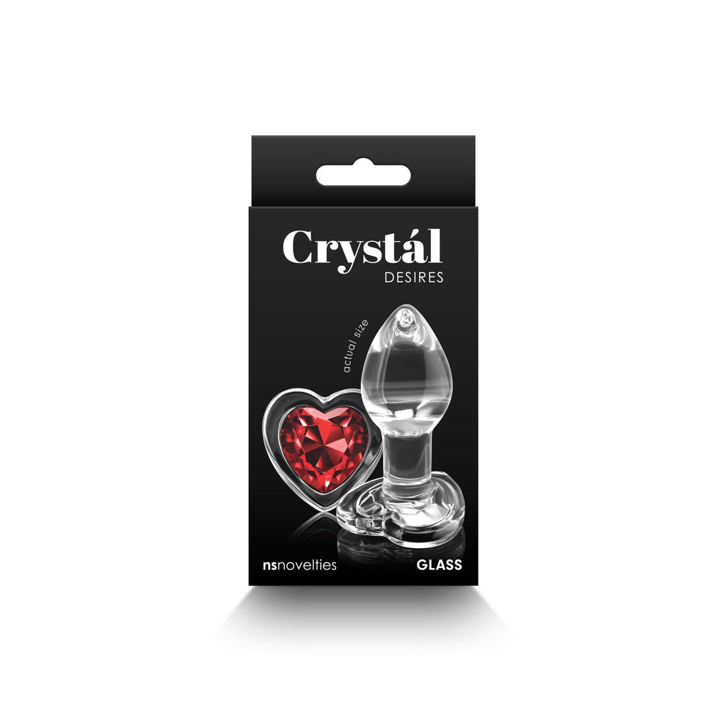 Скляна анальна пробка NS Novelties Crystal Desires
