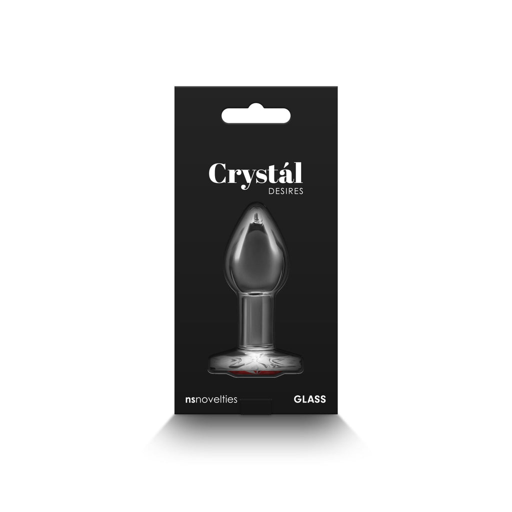 Скляна анальна пробка NS Novelties Crystal Desires
