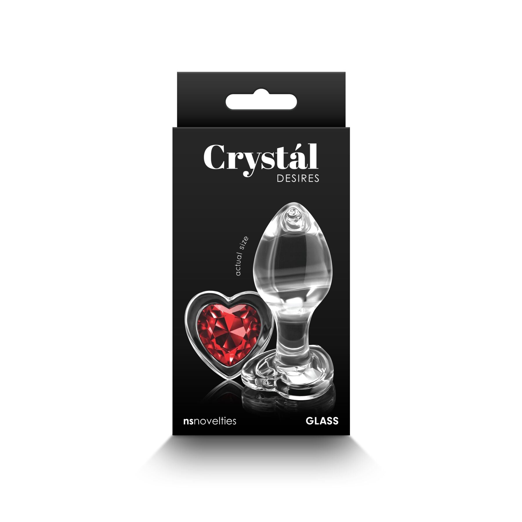 Скляна анальна пробка NS Novelties Crystal Desires