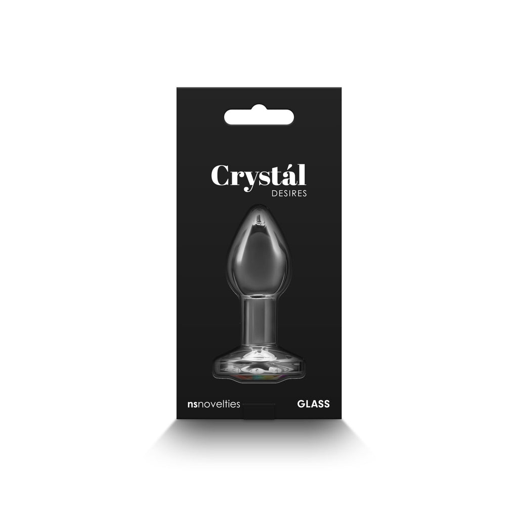 Скляна анальна пробка NS Novelties Crystal Desires