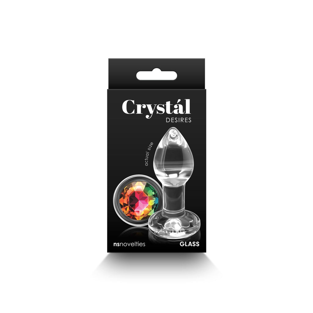 Скляна анальна пробка NS Novelties Crystal Desires