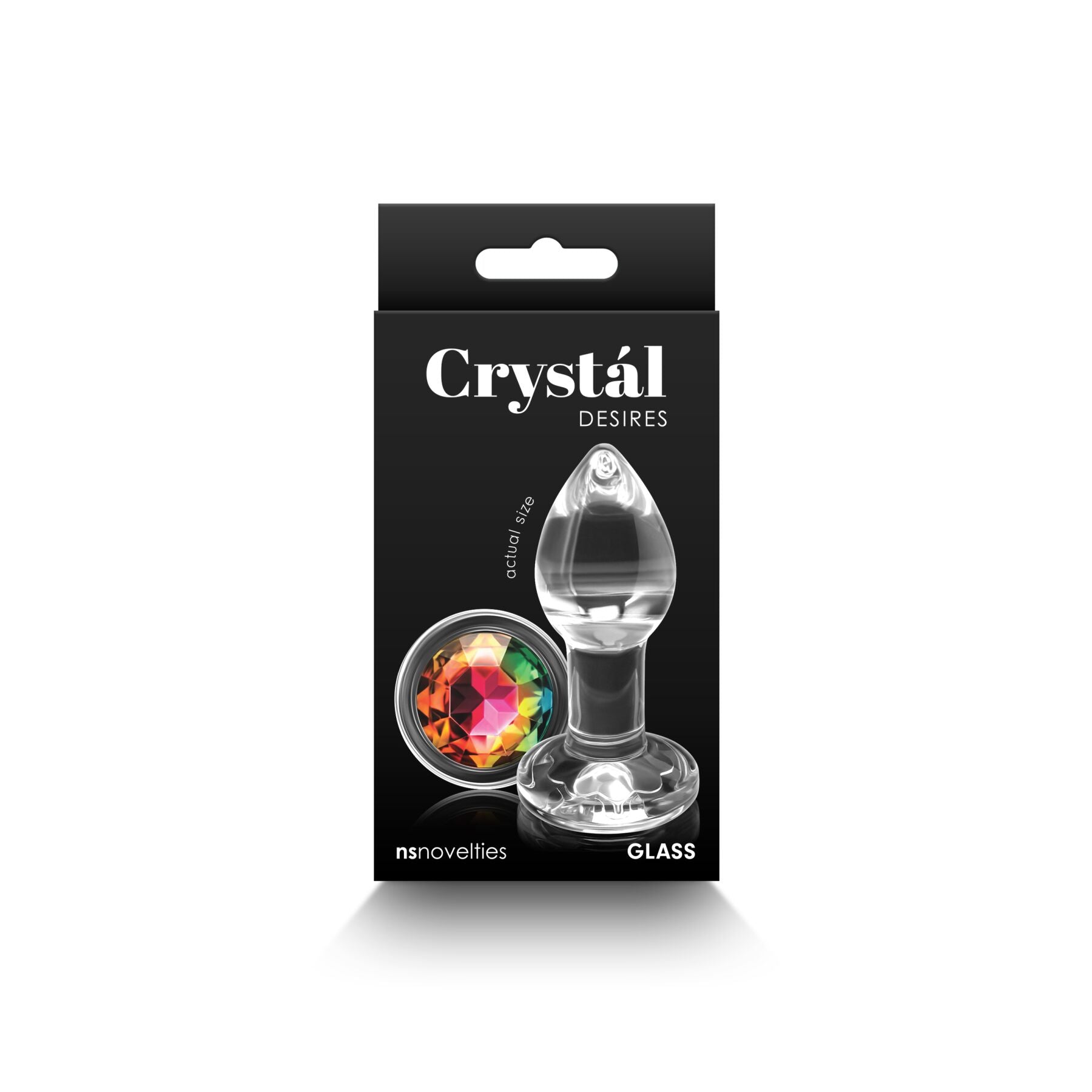 Скляна анальна пробка NS Novelties Crystal Desires