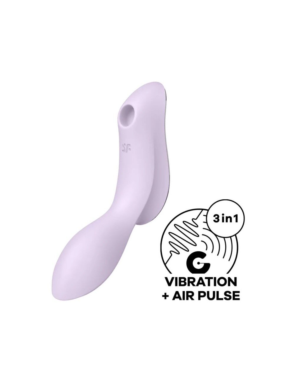 Вакуумний стимулятор з вібрацією Satisfyer Curvy Trinity 2
