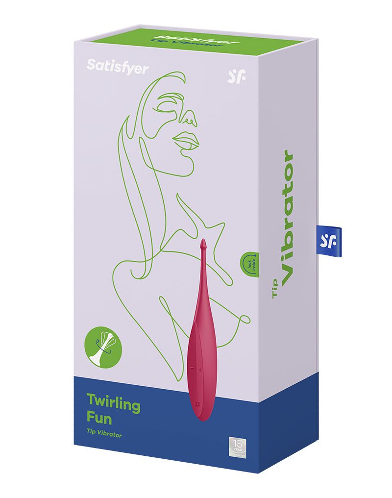 Вібратор для клітора Satisfyer Twirling Fun Poppy