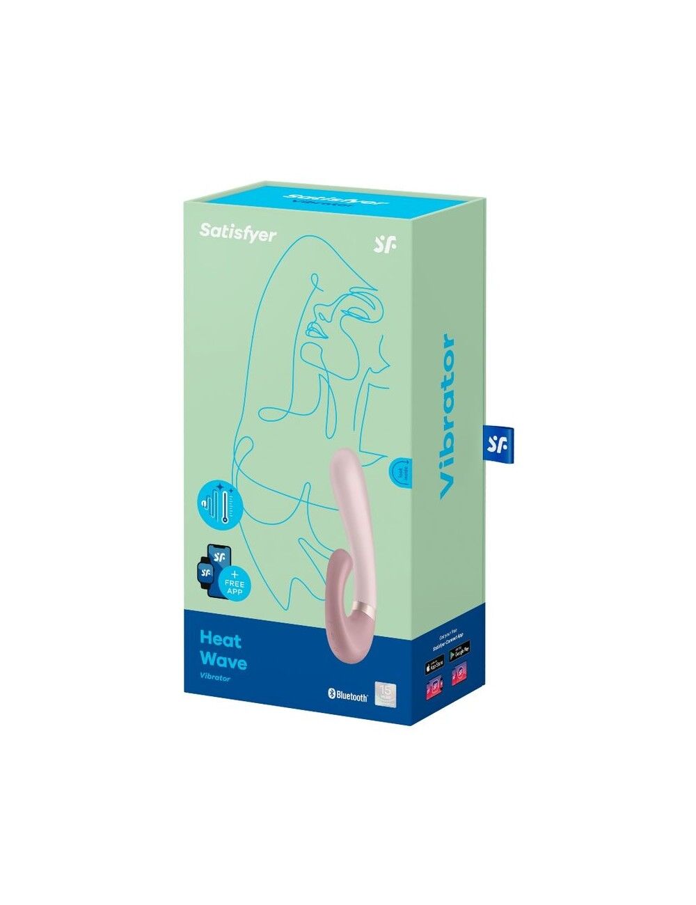 Смарт вібратор-кролик із підігрівом Satisfyer Heat Wave