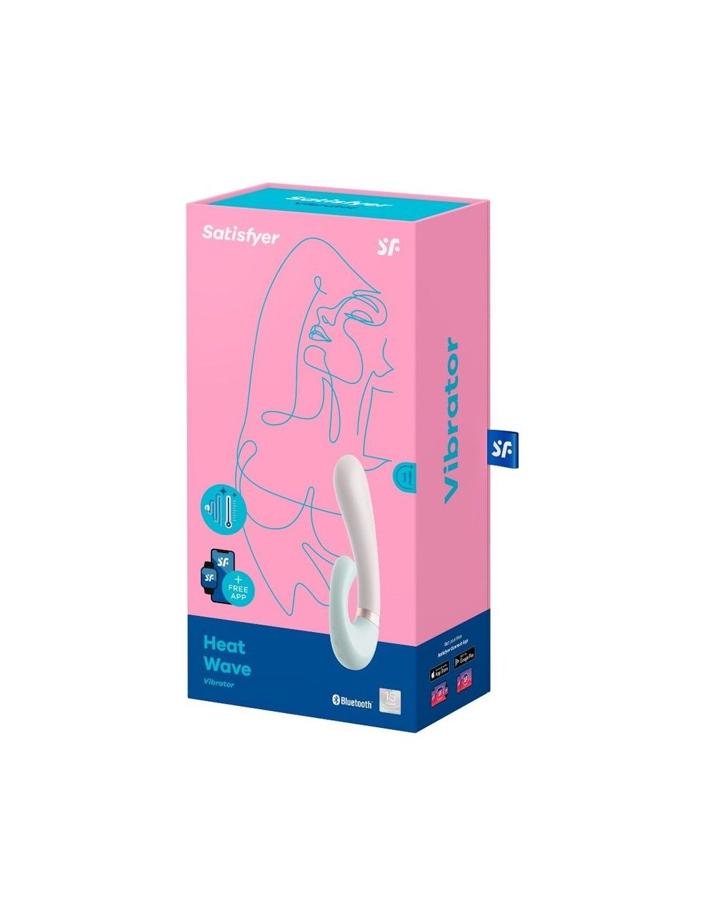 Смарт вібратор-кролик із підігрівом Satisfyer Heat Wave