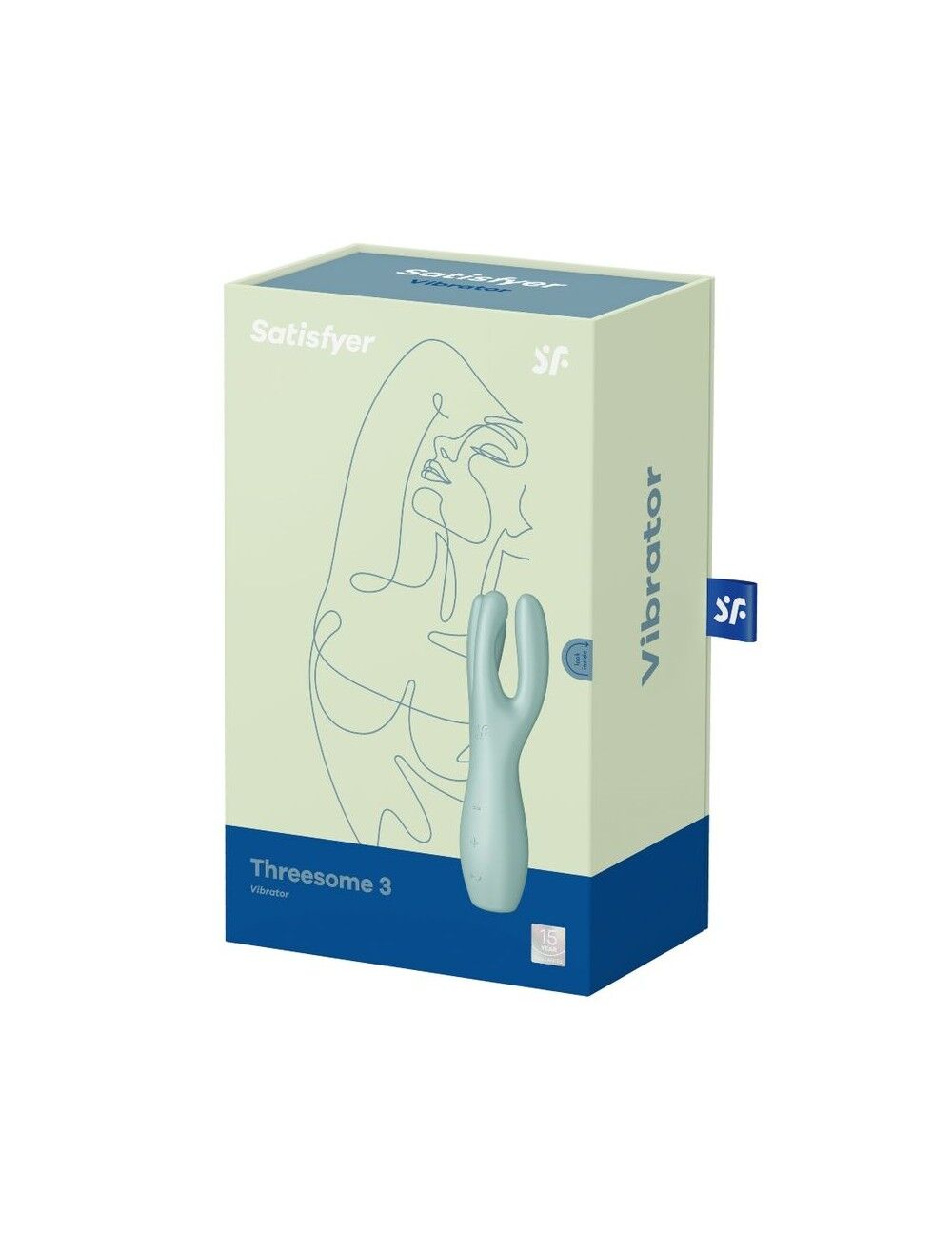 Кліторальний вібратор Satisfyer Threesome 3 з трьома пальчиками