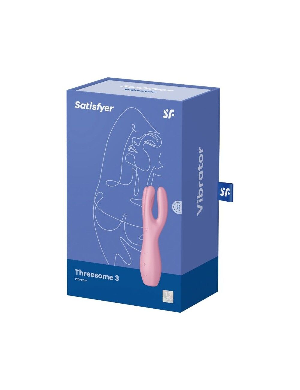 Кліторальний вібратор Satisfyer Threesome 3 з трьома пальчиками