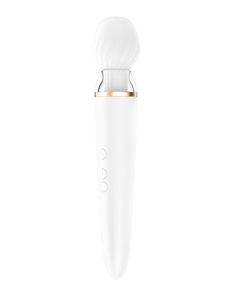 Смарт-вібромасажер зі змінною головкою Satisfyer Double Wand-er