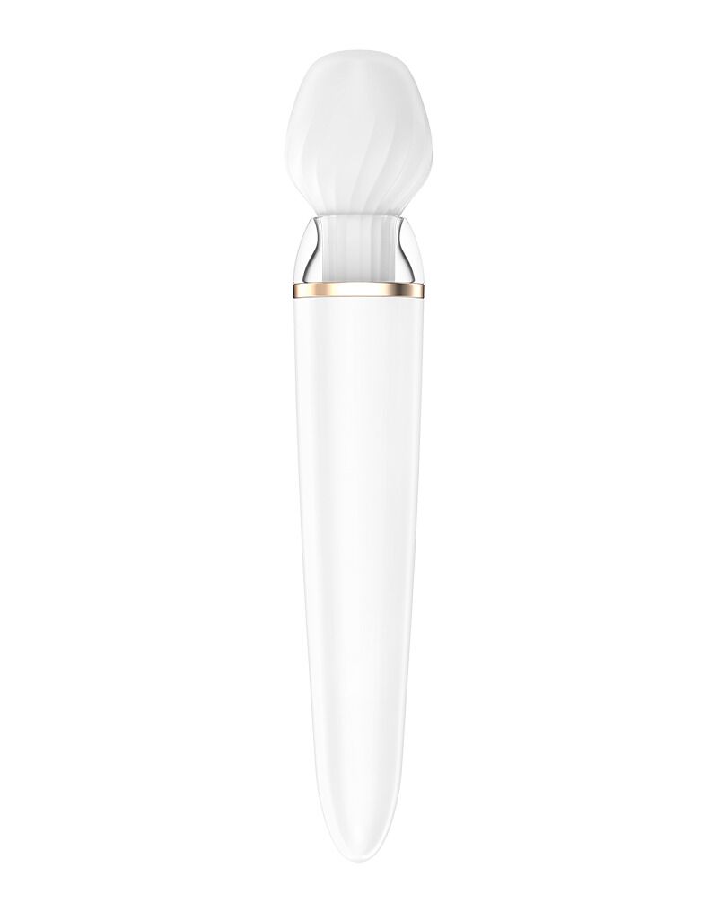 Смарт-вібромасажер зі змінною головкою Satisfyer Double Wand-er